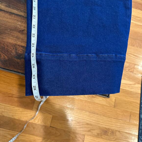 Universal Standard Carrie High Rise Wide Leg Jeans in Dark Indigo size M/18-20 - Picture 14 of 15